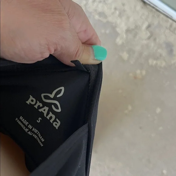 Like new Prana Black dress with built-in bra - Picture 2 of 14